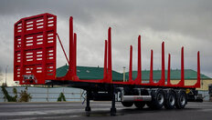Полуприцеп-сортиментовоз ИнтерПрицеп 853334 — передняя часть и опоры
