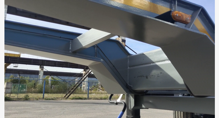 Полуприцеп-контейнеровоз BRAVER BK-424D — сцепная часть и рама