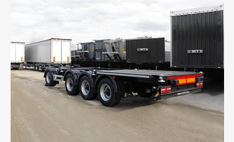 Универсальный полуприцеп контейнеровоз ТОНАР теперь из стали Powerform 700